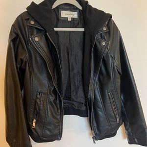 sebby faux leather jacket